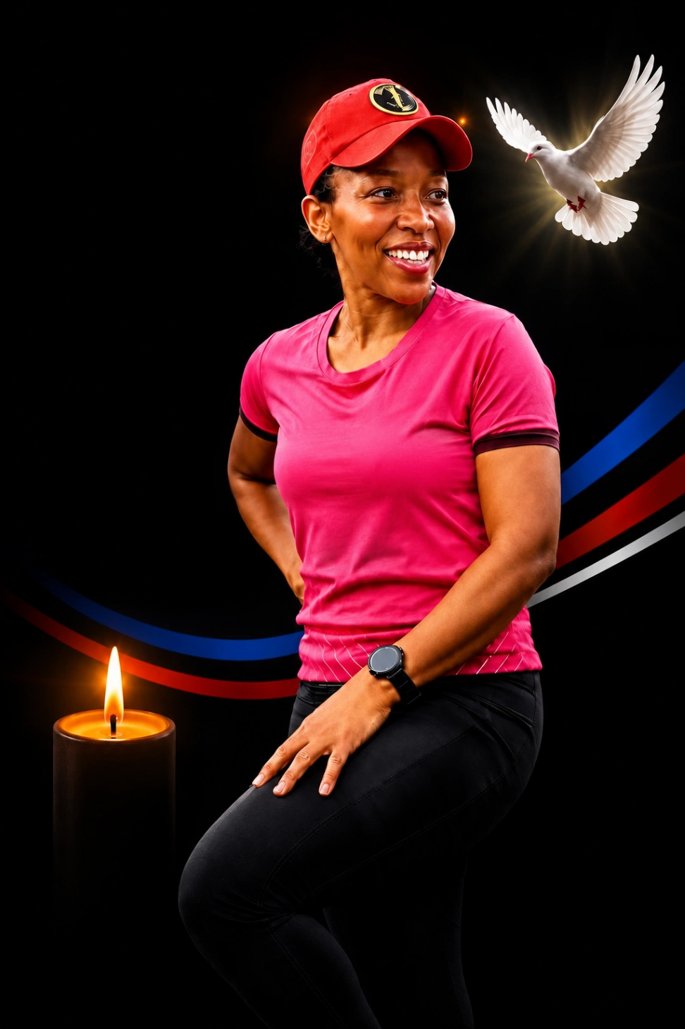 THE RUN SHE NEVER FINISHED-Rest peacefully, Tsontso.