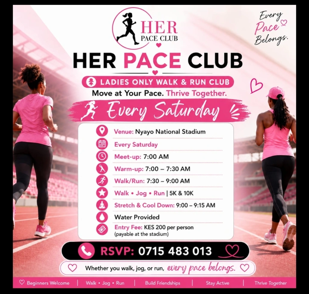 Her pace run