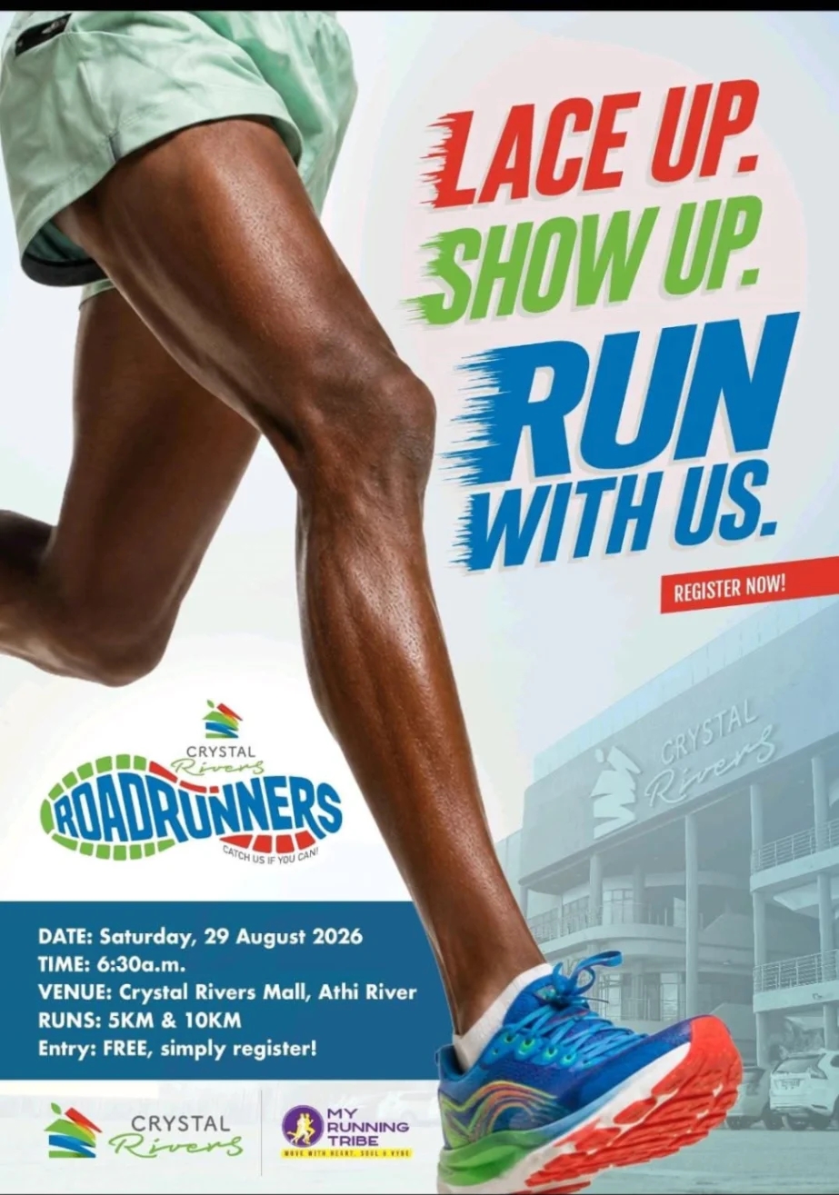 Lace up,show up,run with us