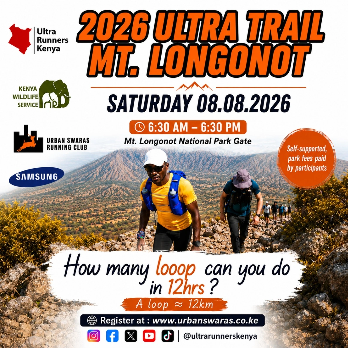 Ultra Trail Mt. Longonot.