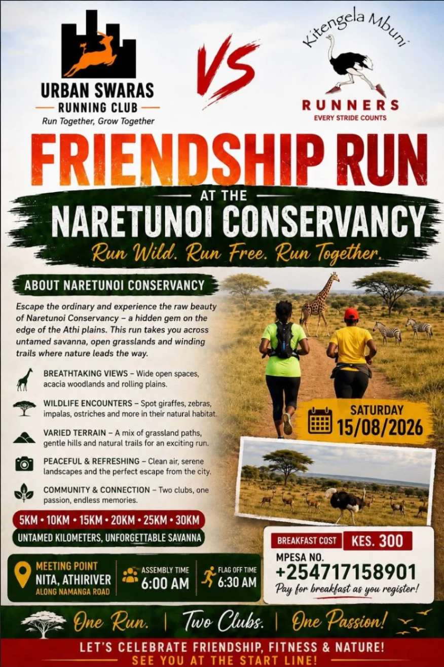 Urban swaras & kitengelambuni kitengela run