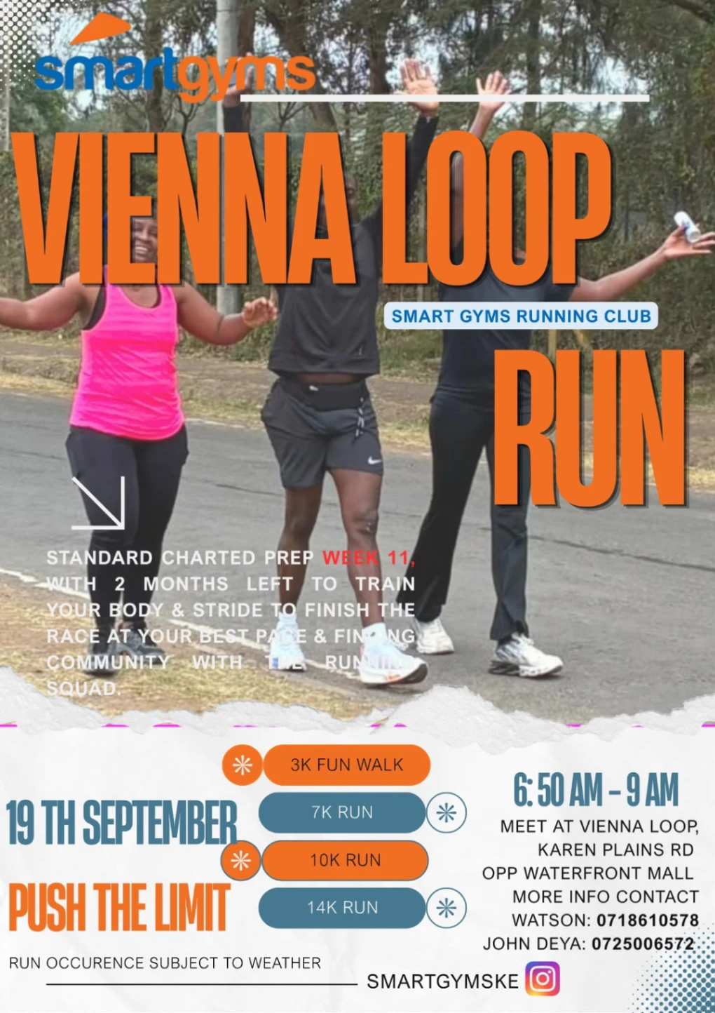 VIENNA LOOP RUN with Smart Gyms Running Club!