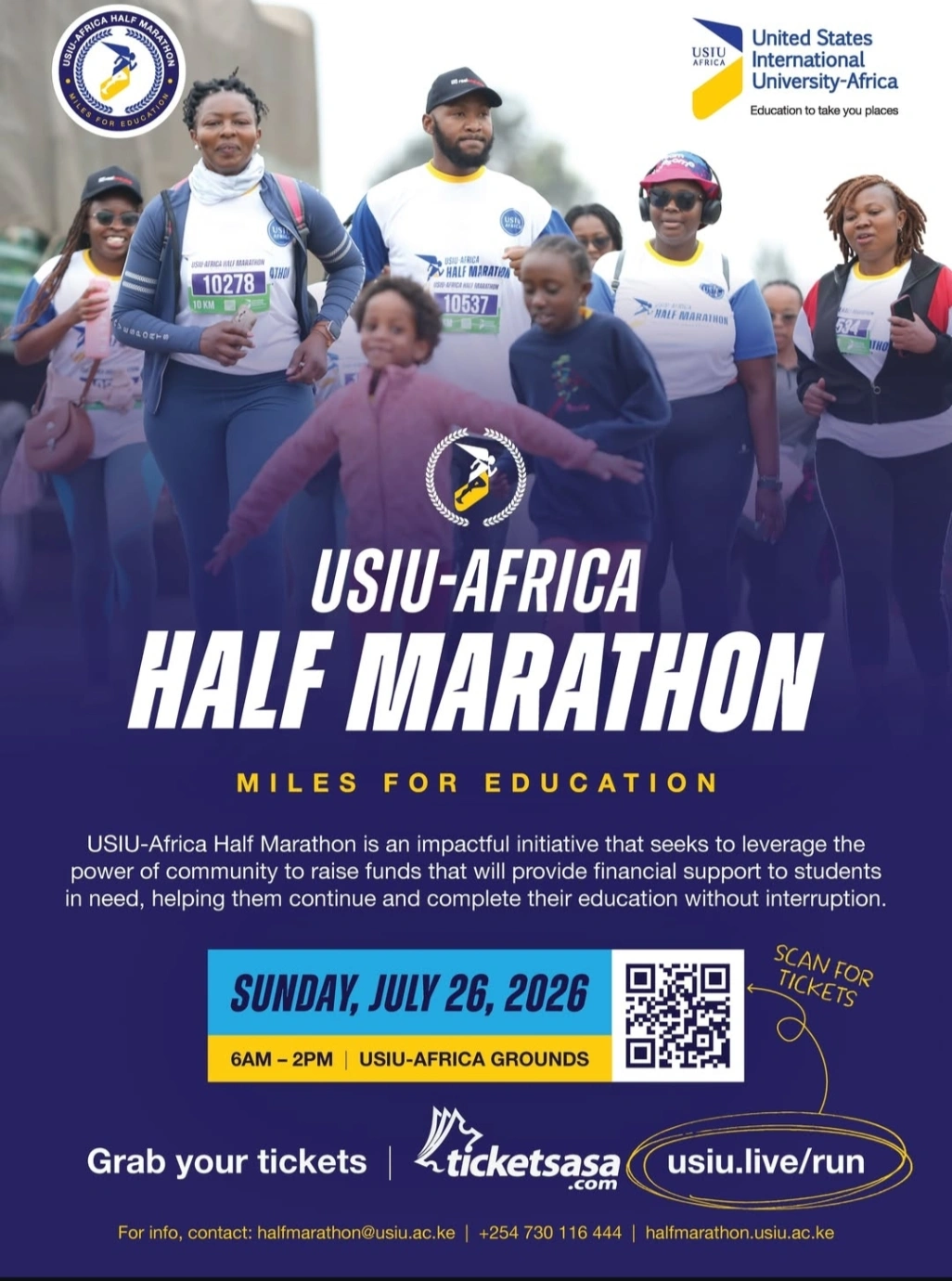 USIU-Africa half marathon