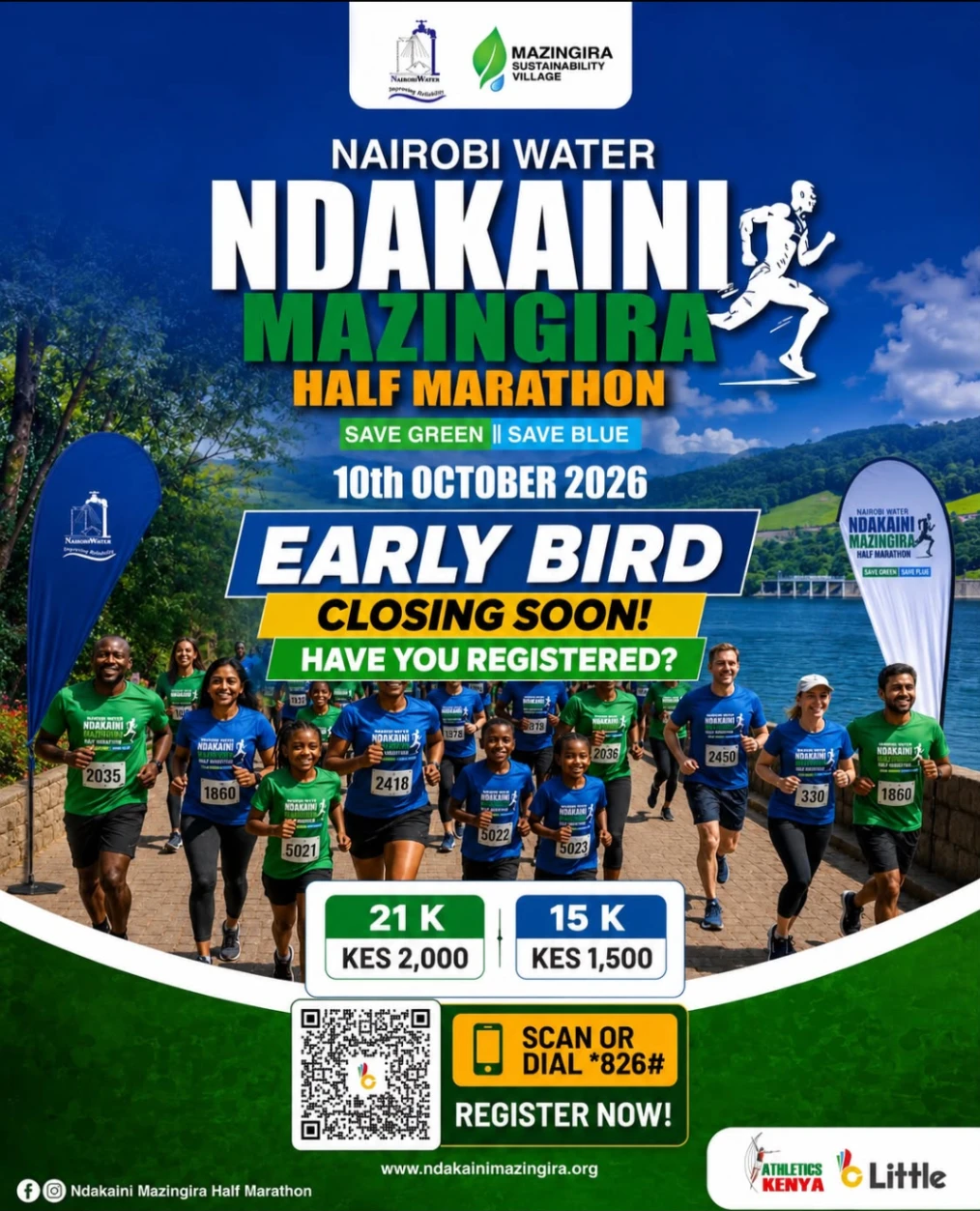 THE NAIROBI WATER NDAKAINI MAZINGIRA MARATHO