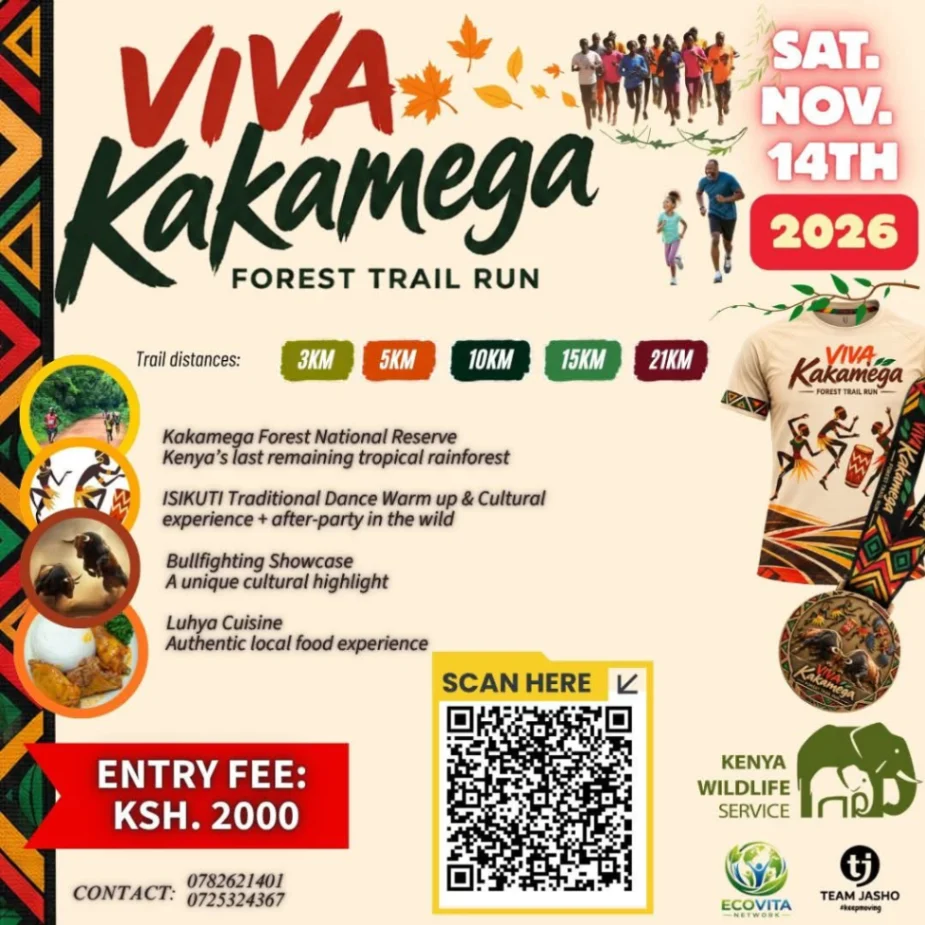 VIVA KAKAMEGA FOREST TRAIL RUN 2026!