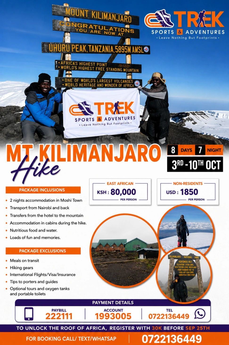 Mt Kilimanjaro hike