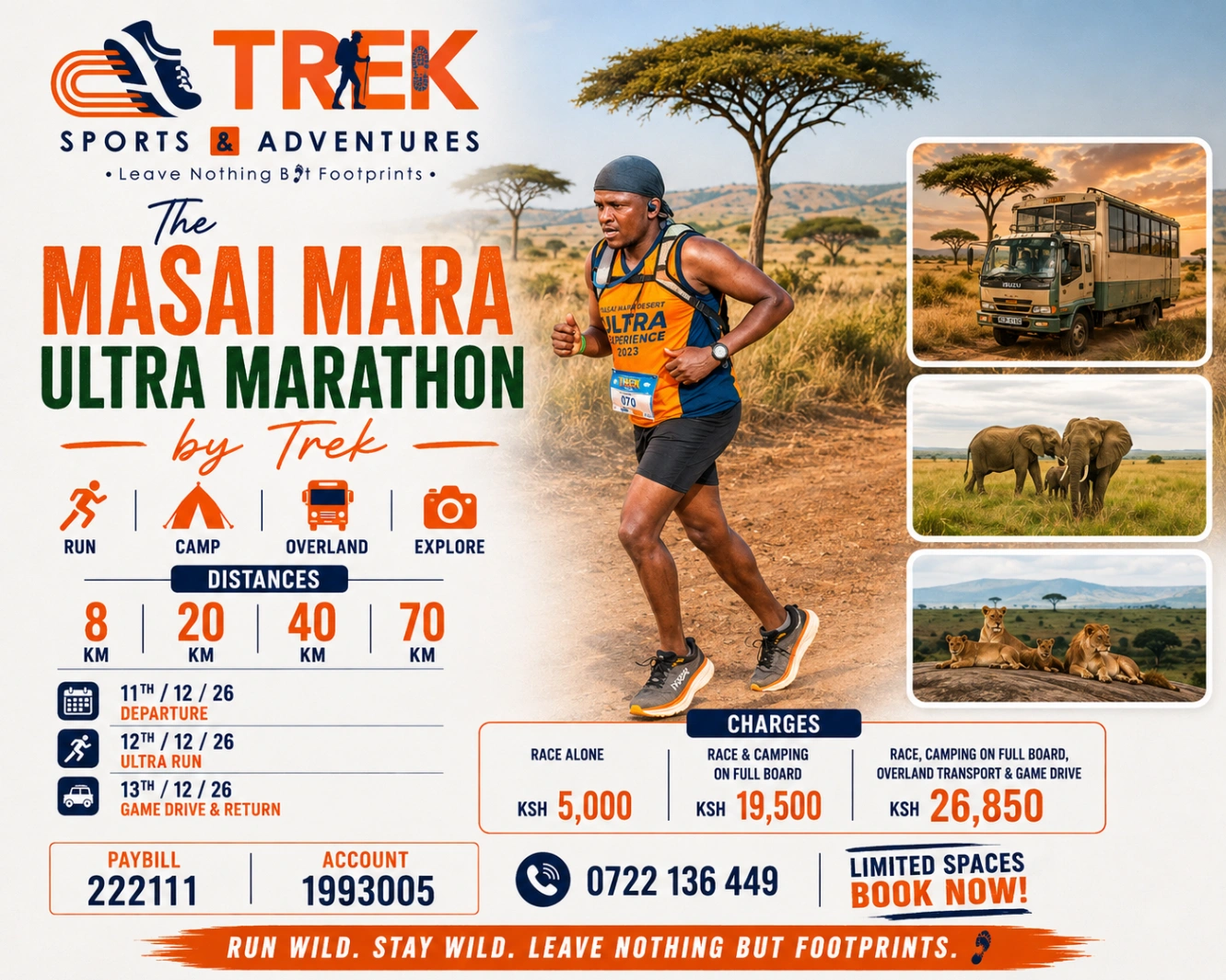 Masai Mara ultra marathon by Trek