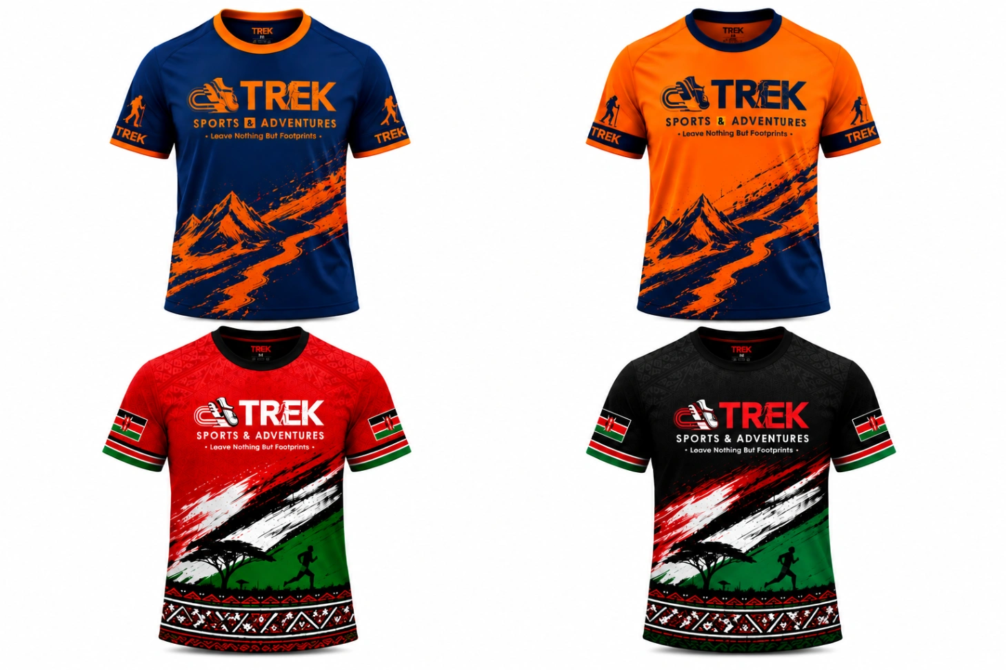 Kenyan themed & Trek T-shirts 